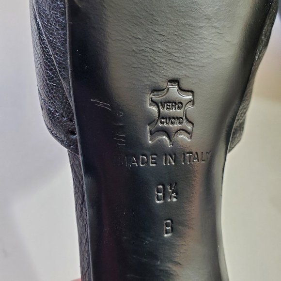 Nanette Lepore platform black bow heels shoes 8.5 y2k boho - Picture 6 of 6